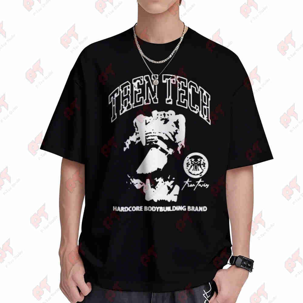 Streetwear Brand Shirts - Camiseta de Manga Curta Tren Tech