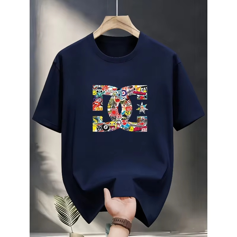 Streetwear High End Brand - Camiseta Oversized de Algodão Casual com