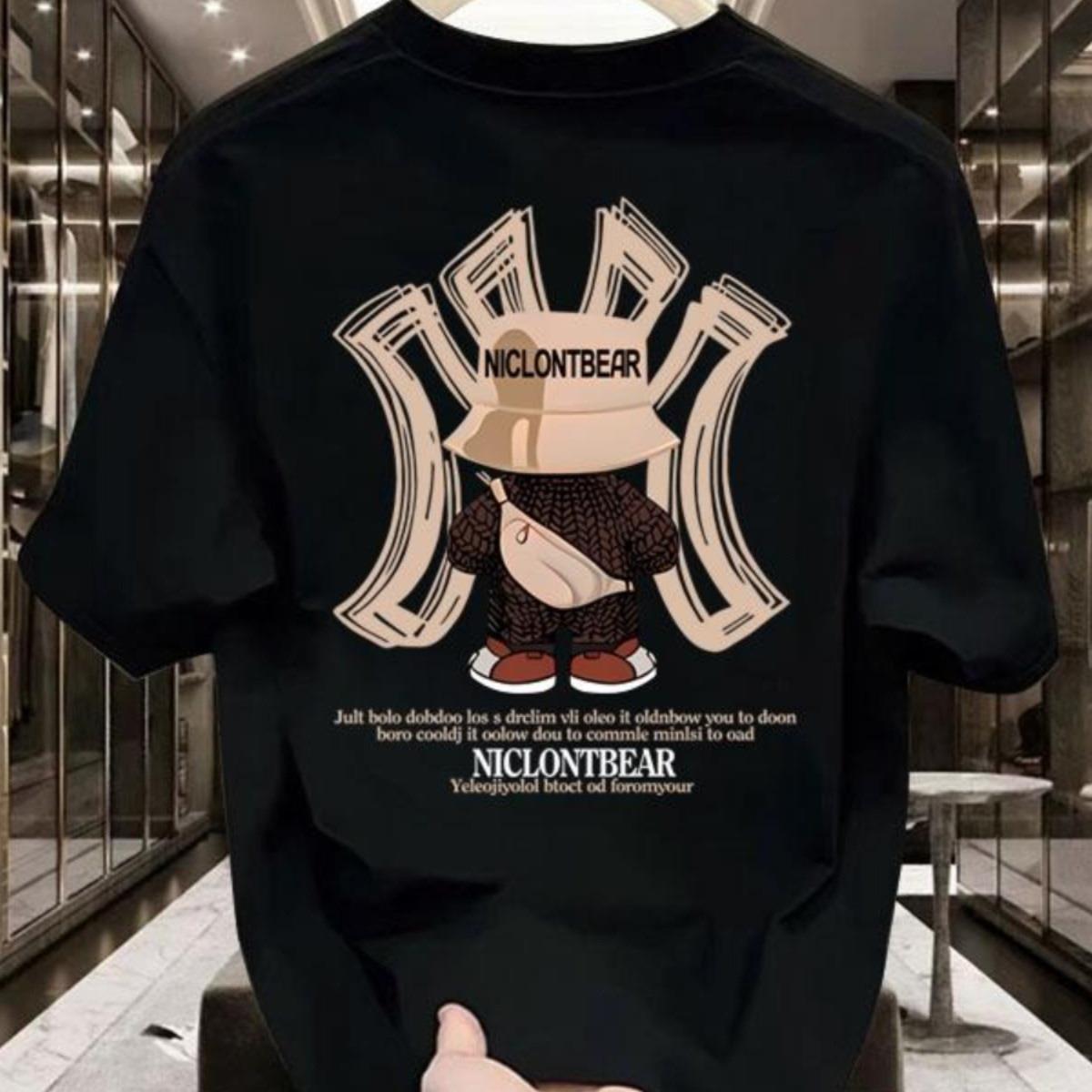 Streetwear Brand Jersey - Camiseta masculina de algodão de luxo