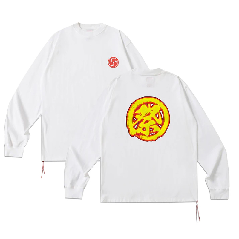 Quality Streetwear Brand - Camiseta de Manga Longa da Marca