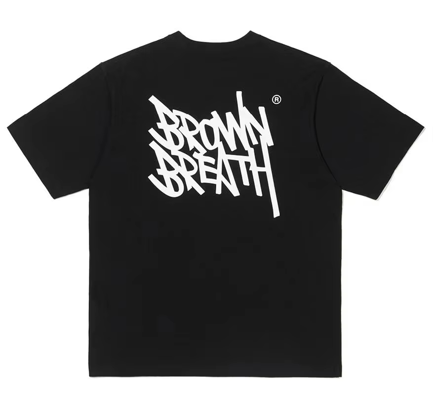 Camiseta de Algodão com Logo T - Streetwear Brand Tags avaliação e preço