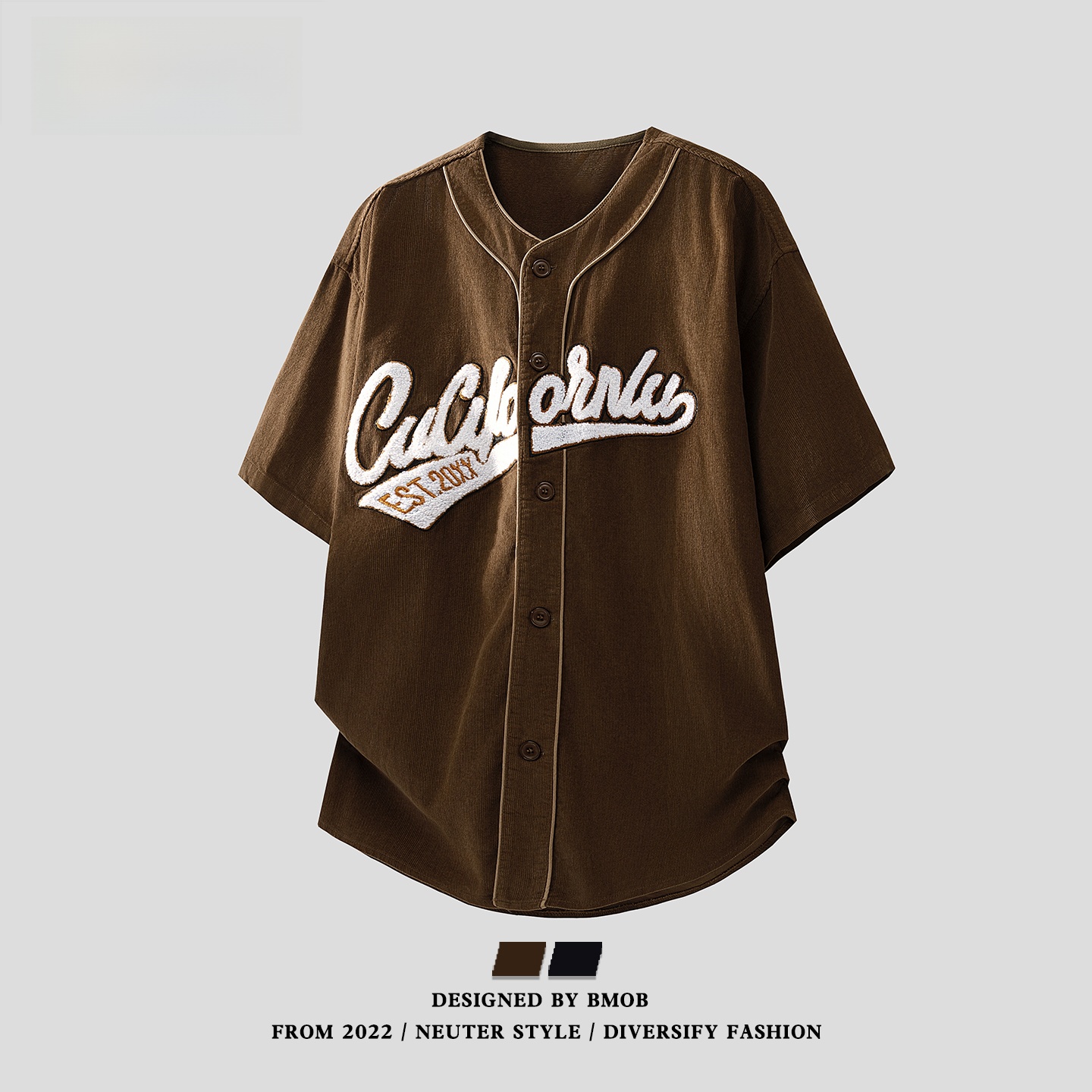 Camisa Casual de Beisebol BMOB - Streetwear Brand Jersey avaliação e preço