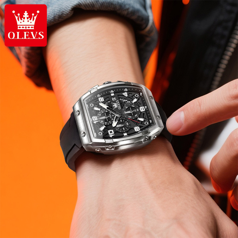 Olevs relógios masculinos 2976 - Streetwear Brand Luxury avaliação e preço