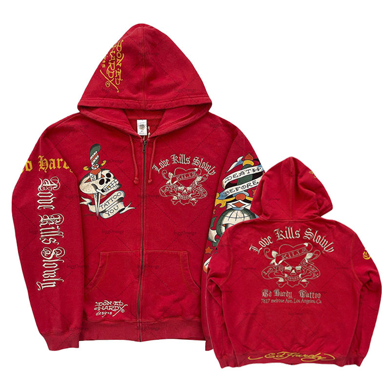 Hoodie Oversized American Goth - Streetwear Brand Hoodie avaliação e preço
