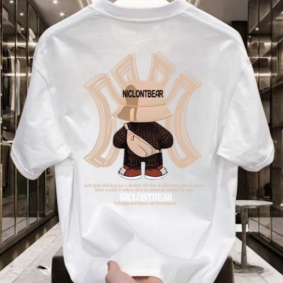 Camiseta masculina de algodão  - Streetwear Brand Jersey avaliação e preço