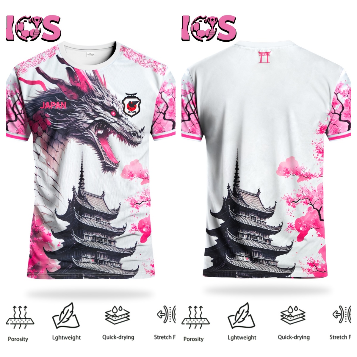 Camisa de Futebol Japonesa da  - Streetwear Brand Jersey avaliação e preço