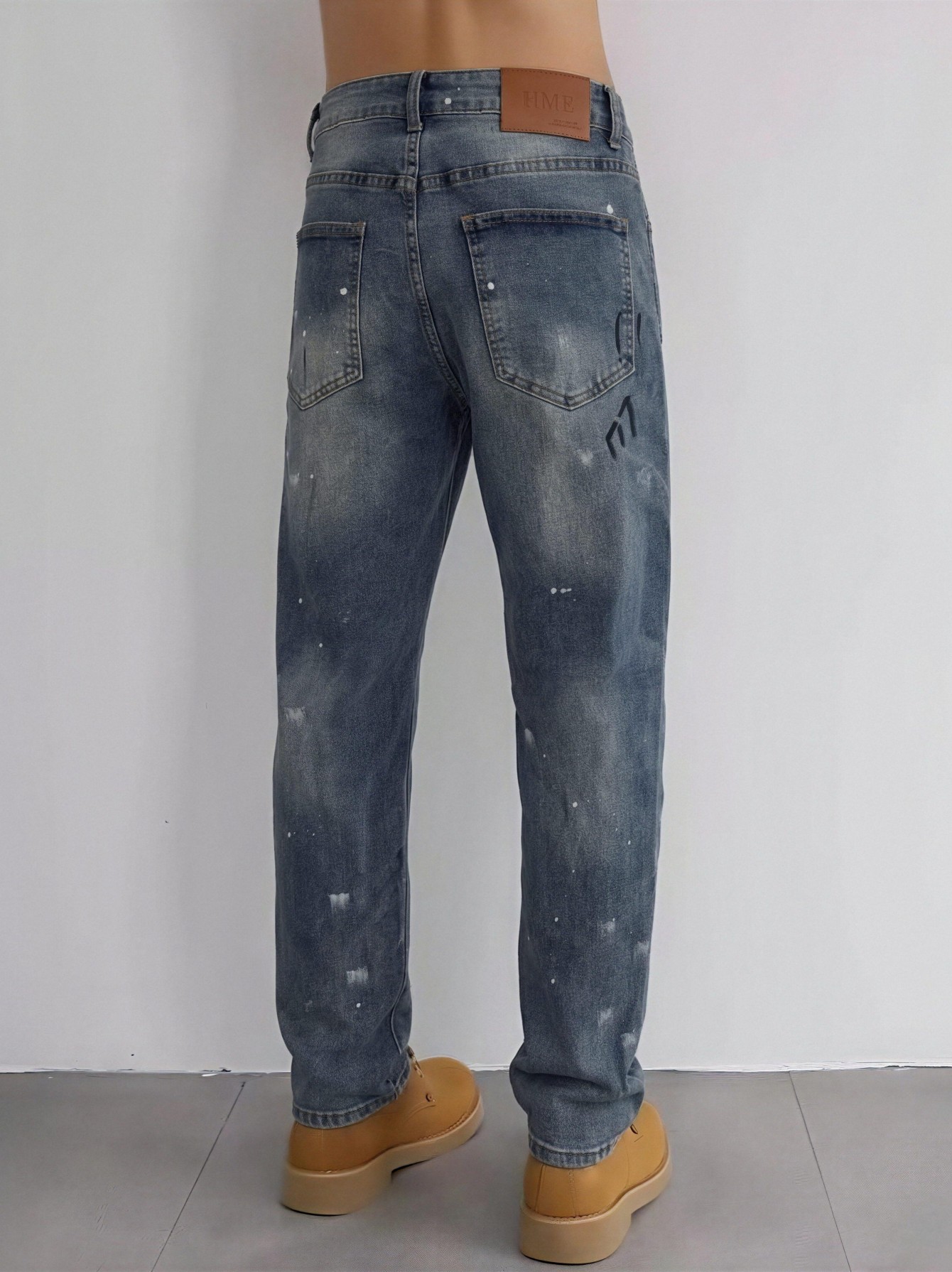 【HME】Calças Jeans Masculinas | - Streetwear Brand Tags avaliação e preço