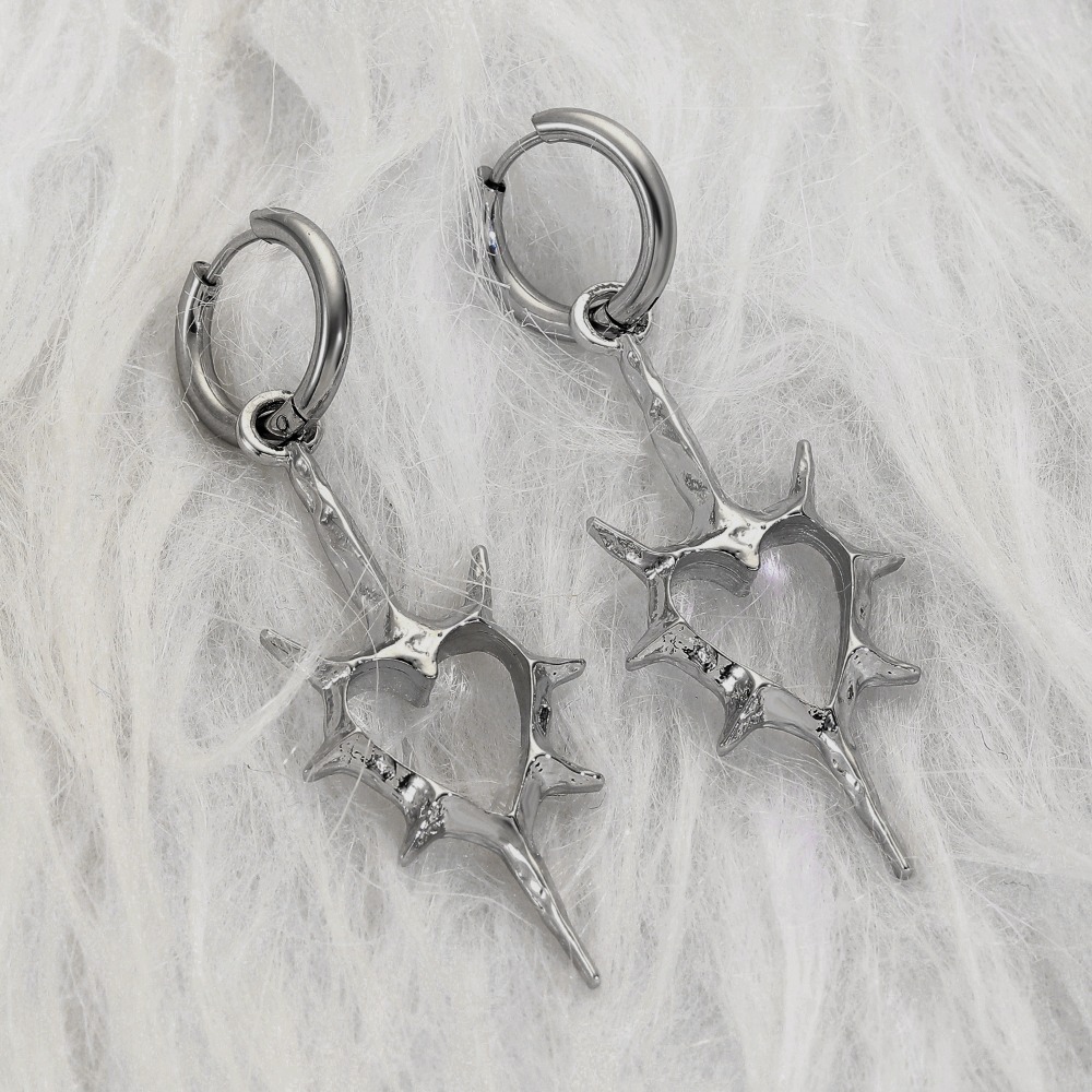 Brincos Dangle Estilo Punk par - Streetwear Brand Accessories avaliação e preço